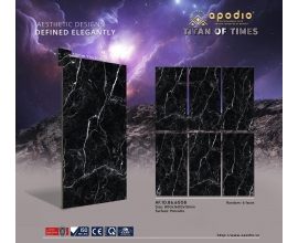 Gạch ốp lát Apodio 80x160 AF.10.86.6008 (Nero Marquina)