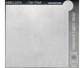 APODIO 80x80cm Babyskin (Mờ Mịn) A88CL1074 - Cement Light Grey